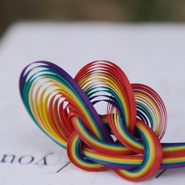 Rainbow Brooch and Earrings