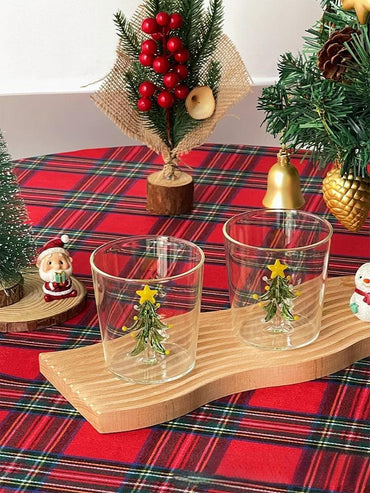 Christmas Glass Cup