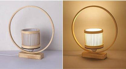 Bamboo Art Table Lamp